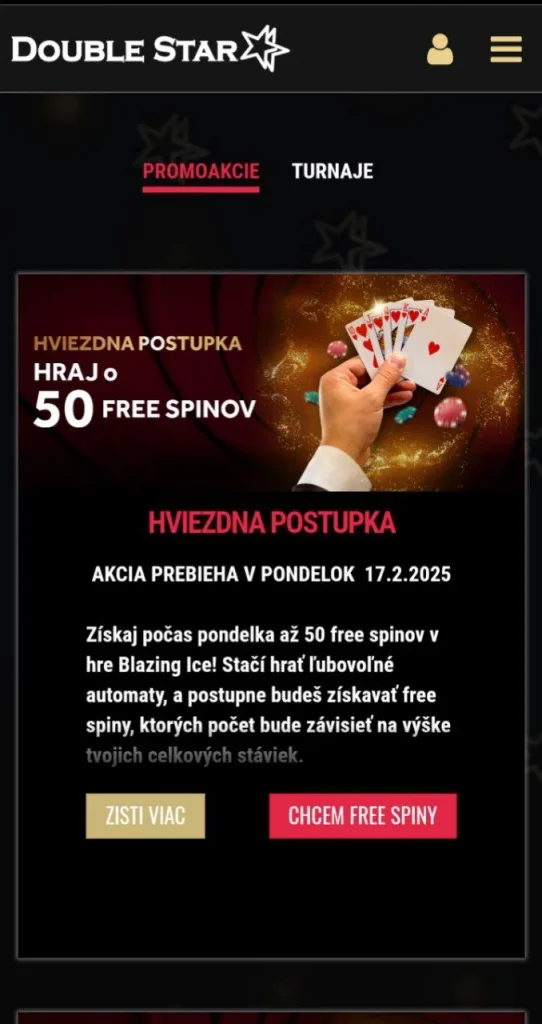 nové casino doublestar  na Slovensku 