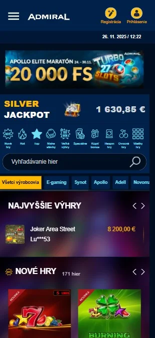 Admiral Casino SK