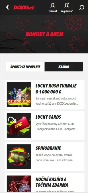 DOXXbet kasína