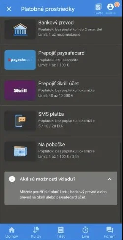 Tipsporte cez SMS