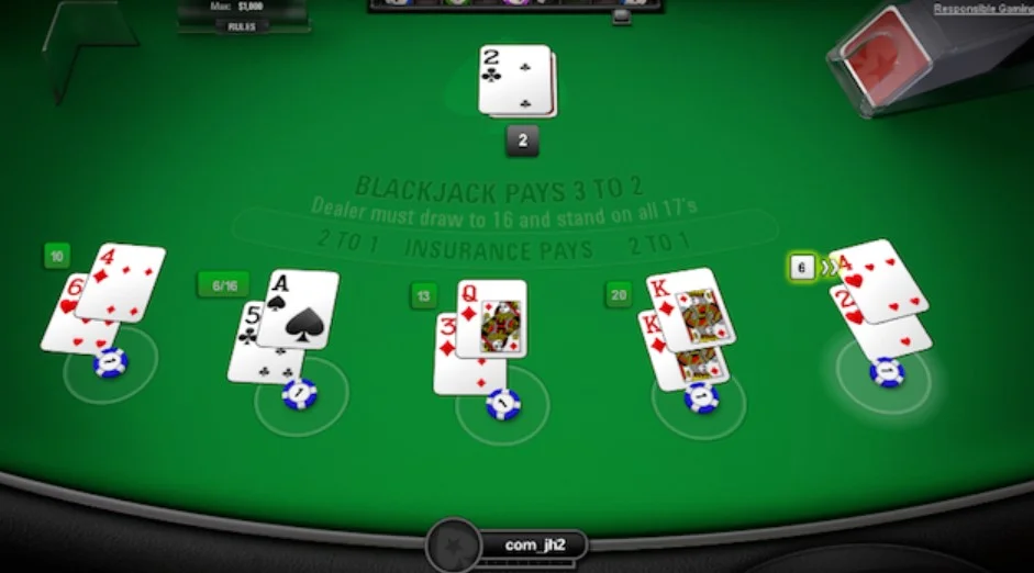Live blackjack