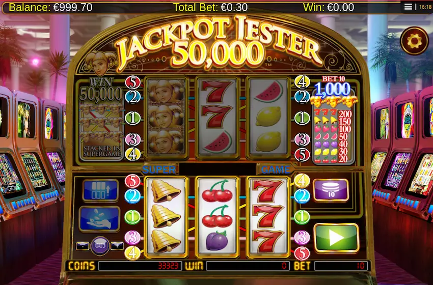 Igralni avtomat Jackpot Jester 50 000