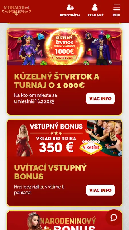 Monacobet Casino Recenzia 2026 Bonusy Prihl senie Registr cia Monacobet Casino Recenzia 2026 Bonusy Prihl senie Registr cia