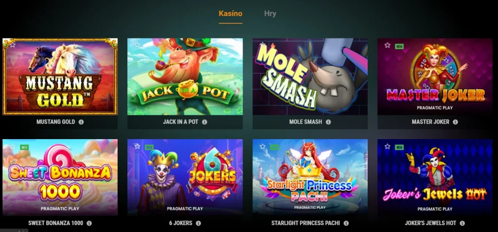 Niké casino hry