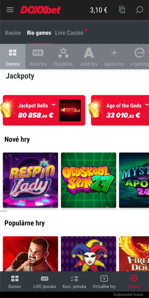 doxxbet games