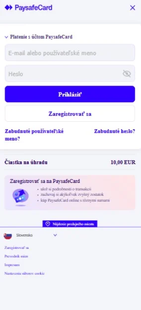 Zadajte PIN a potvrďte vklad