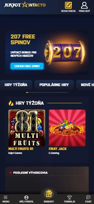 Kajot Intacto Casino