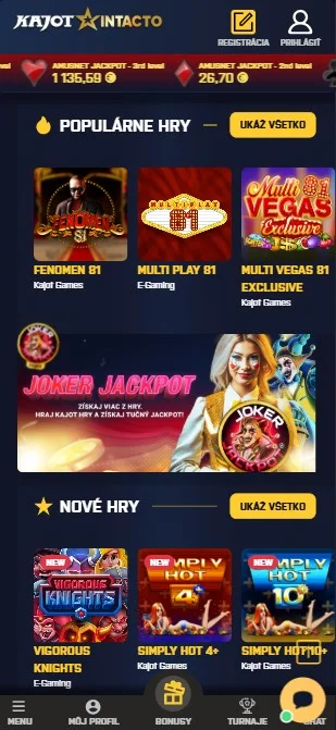  Najlepšie Kajot Automaty