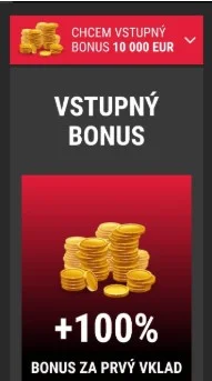 Uvítací bonus