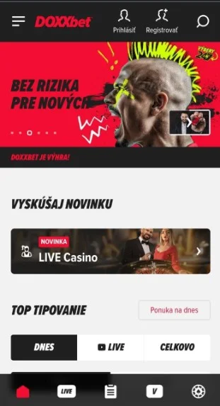 Začnite registráciu.