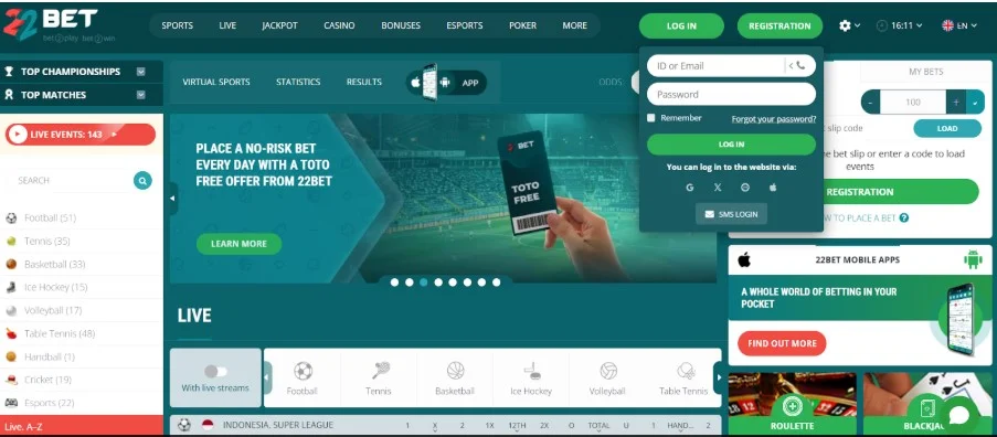 Prihláste sa do online kasína, kde hráte