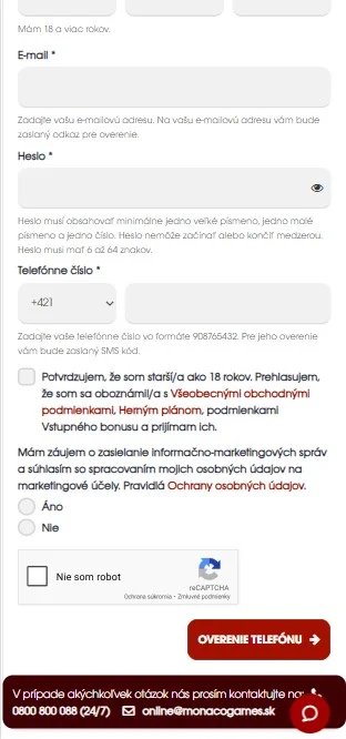 Dokončite CAPTCHA kontrolu.