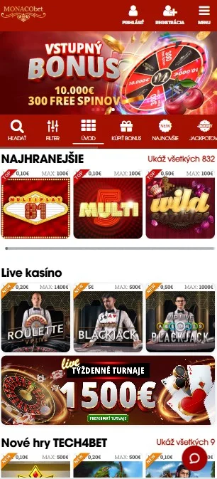 Promo kód Monacobet