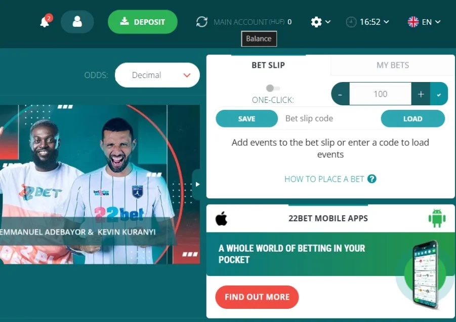 Skontrolujte zostatok v kasíne
