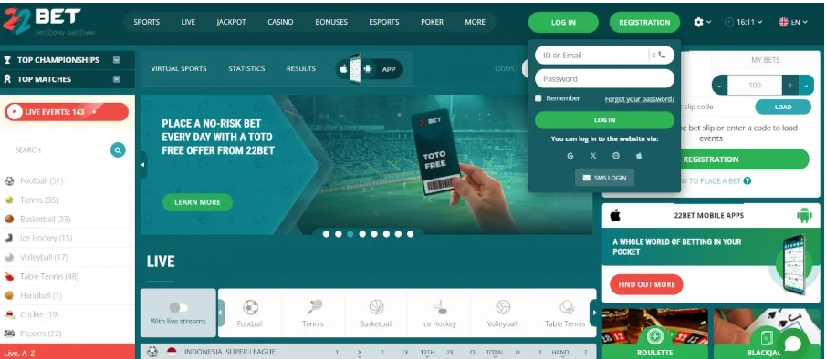 Prihláste sa do svojho kasíno účtu