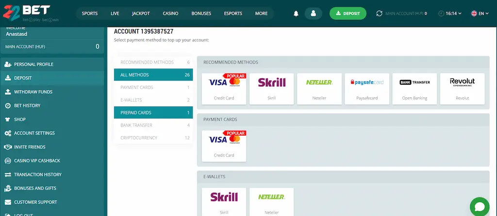 Skrill Neteller Deposit