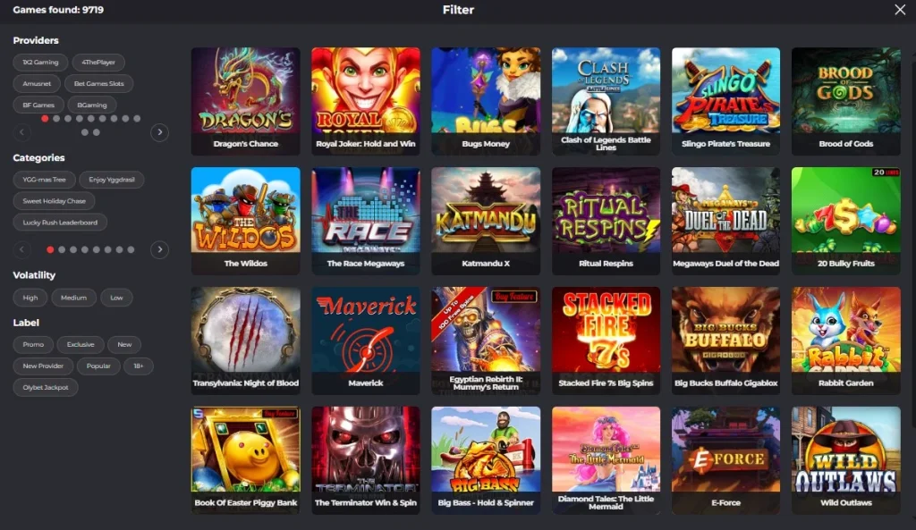 Výrobcovia kasínových hier Olybet sk