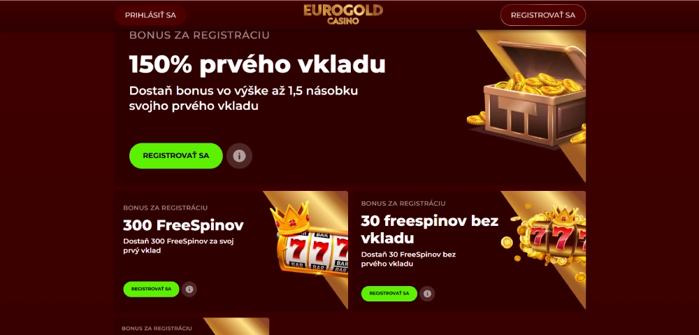 Bonusové ponuky pre nízke vklady