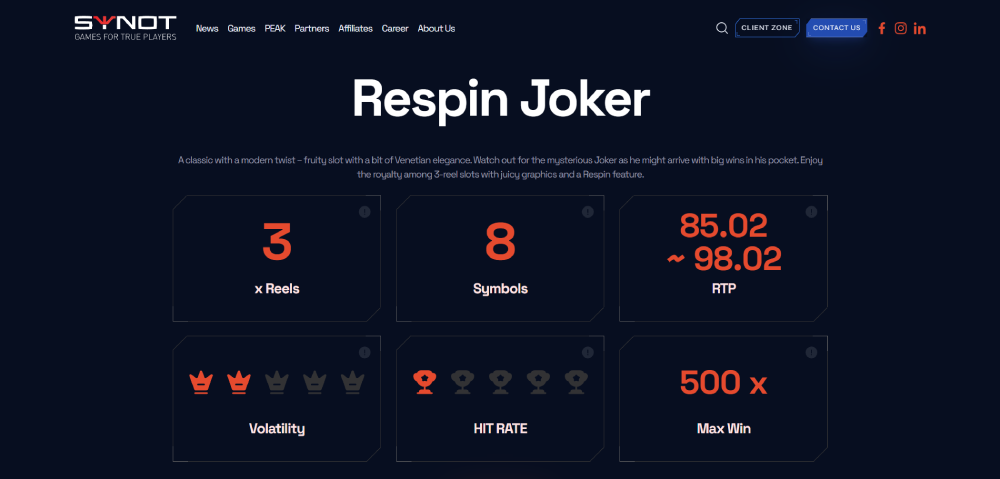 Výherný Potenciál Respin Joker