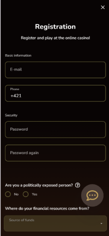 Zaregistruj si účet