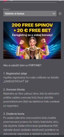 Prečítaj podmienky