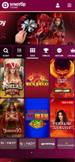 kasíno Synottip