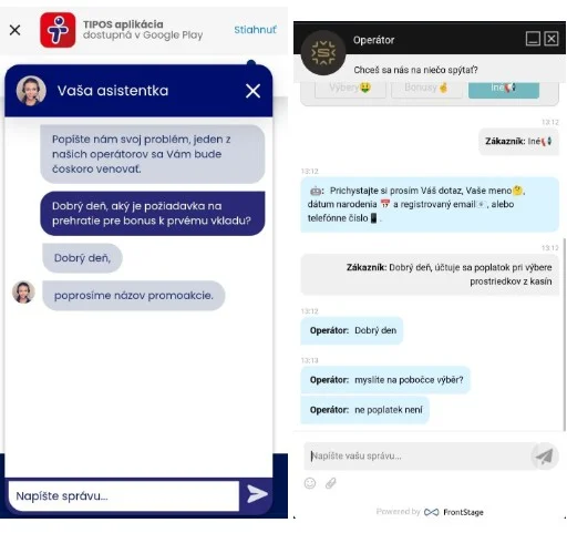 Zákaznícka podpora hráčov